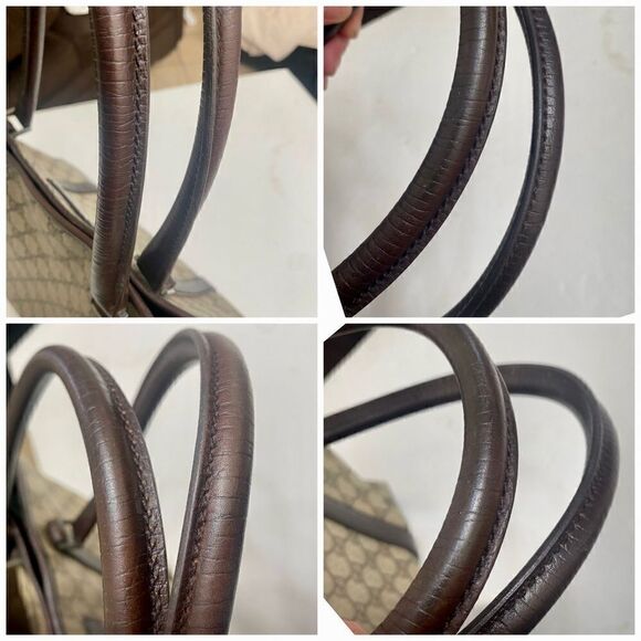 GUCCI GG Pattern Pvc/Leather tote Bag 💼 - Picture 11 of 17